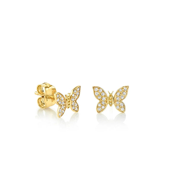 Tiny Butterfly Studs