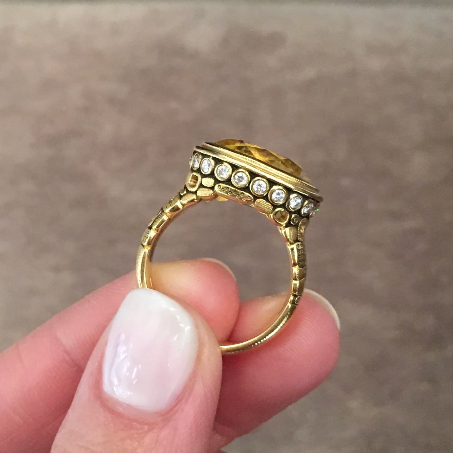 Yellow Sapphire Ring