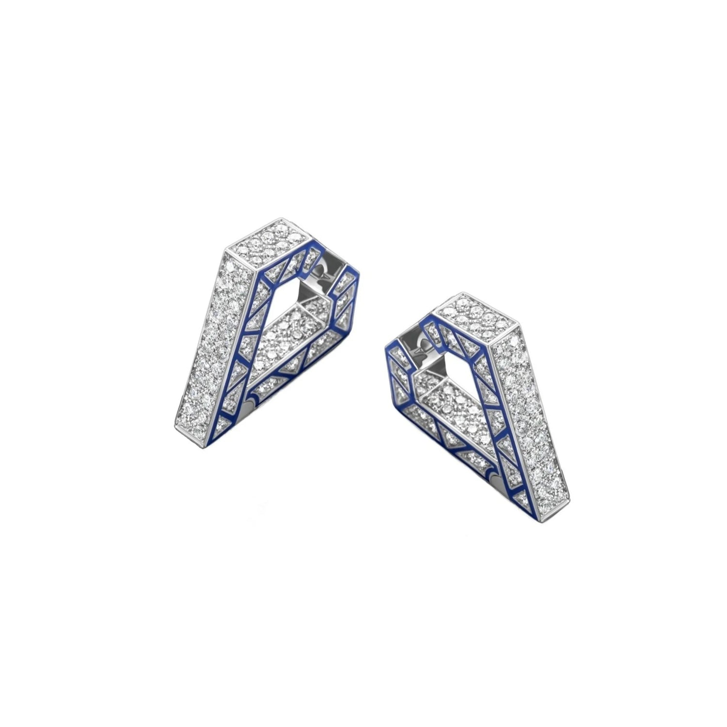 Brute Diamanti Enamel Earrings