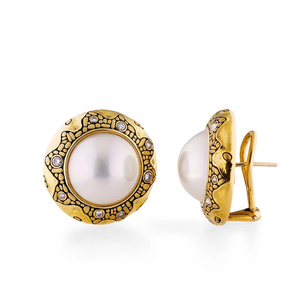 Mabe Pearl Earrrings