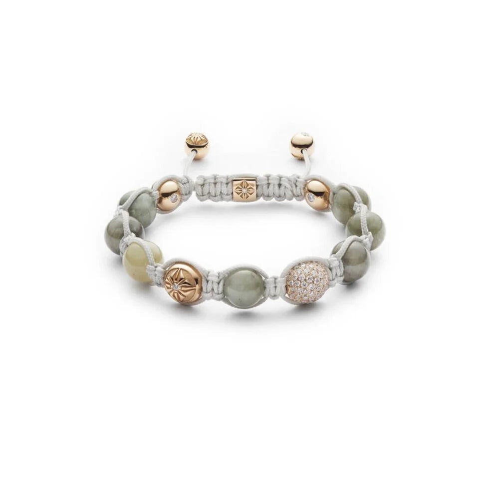 Green and Sapphire and Yellow Gold