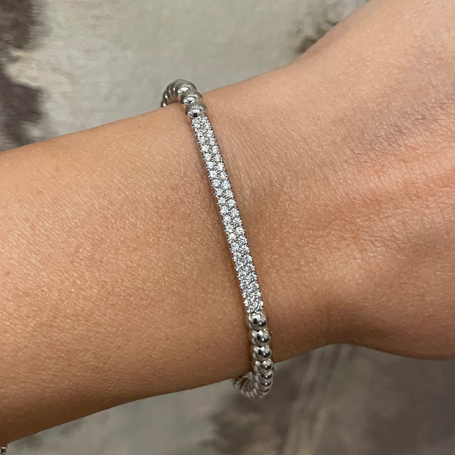 Diamond Bar Bracelet