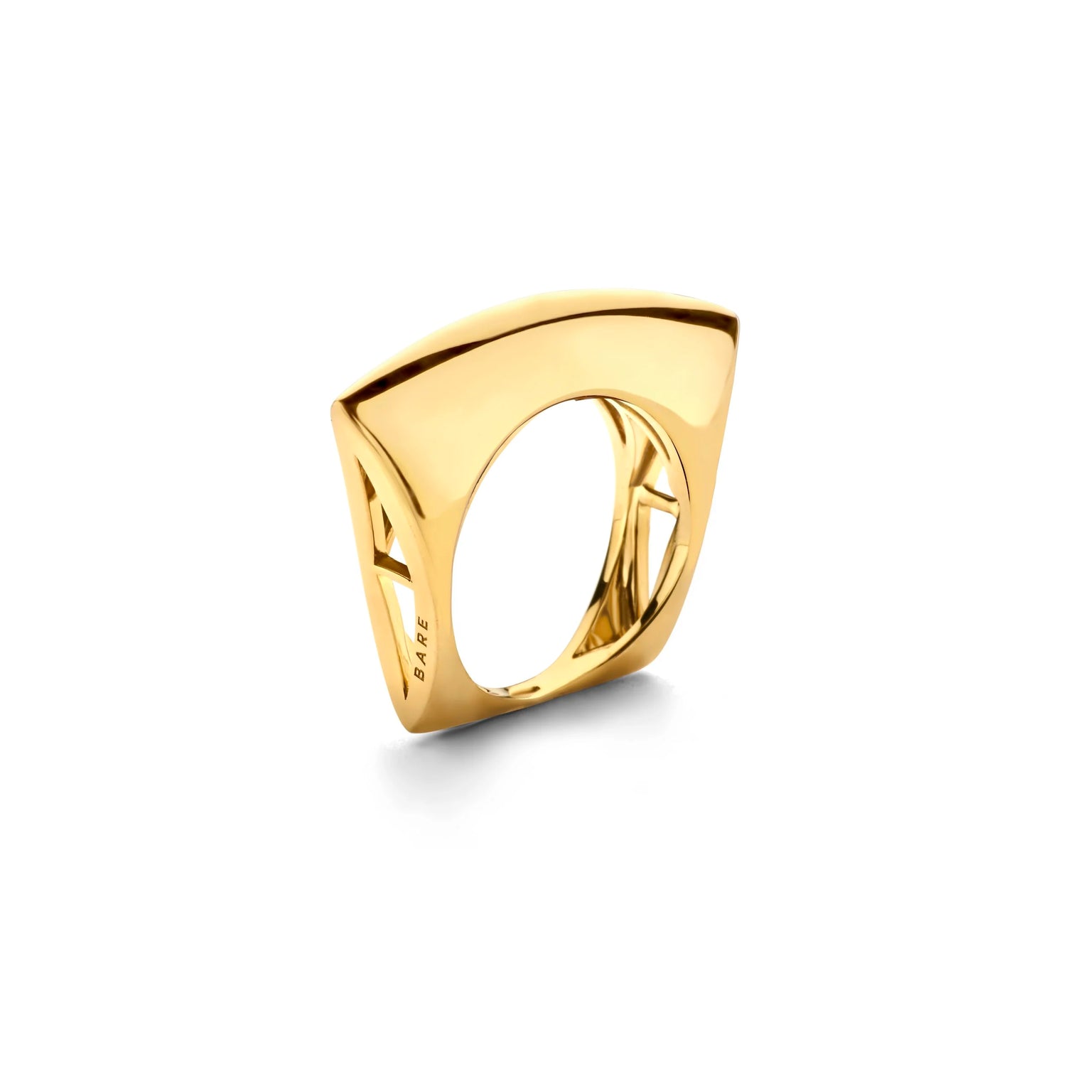 Lotus Ring - yellow gold