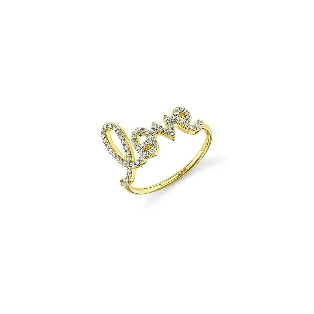Large Love Ring