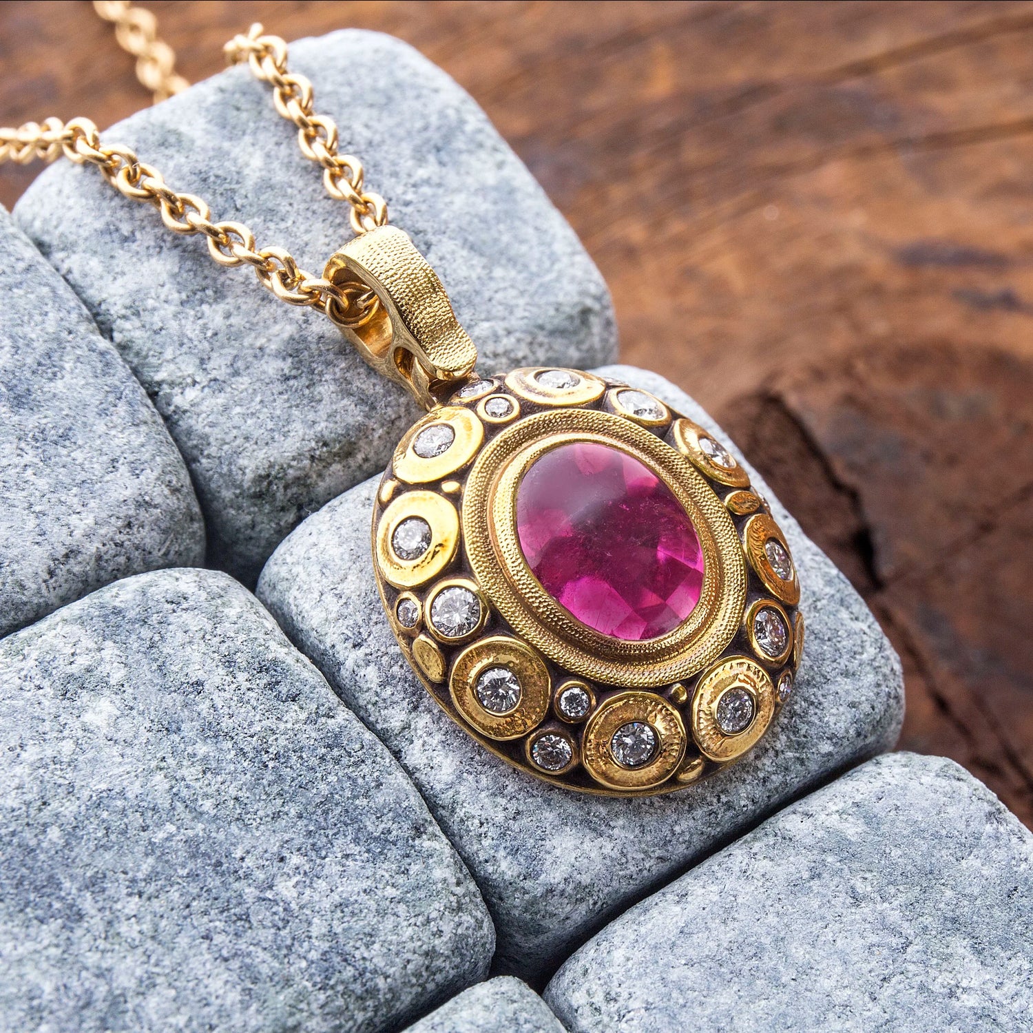 M-96 Pink Tourmaline Pendant