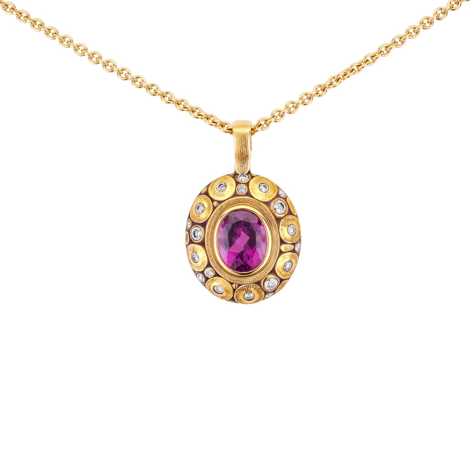 M-96 Pink Tourmaline Pendant