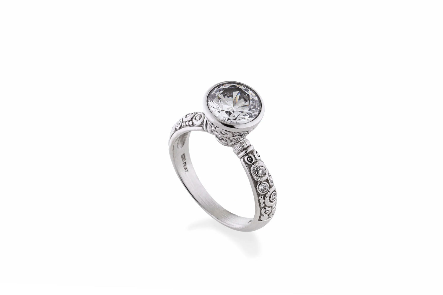 Martini Platinum Ring