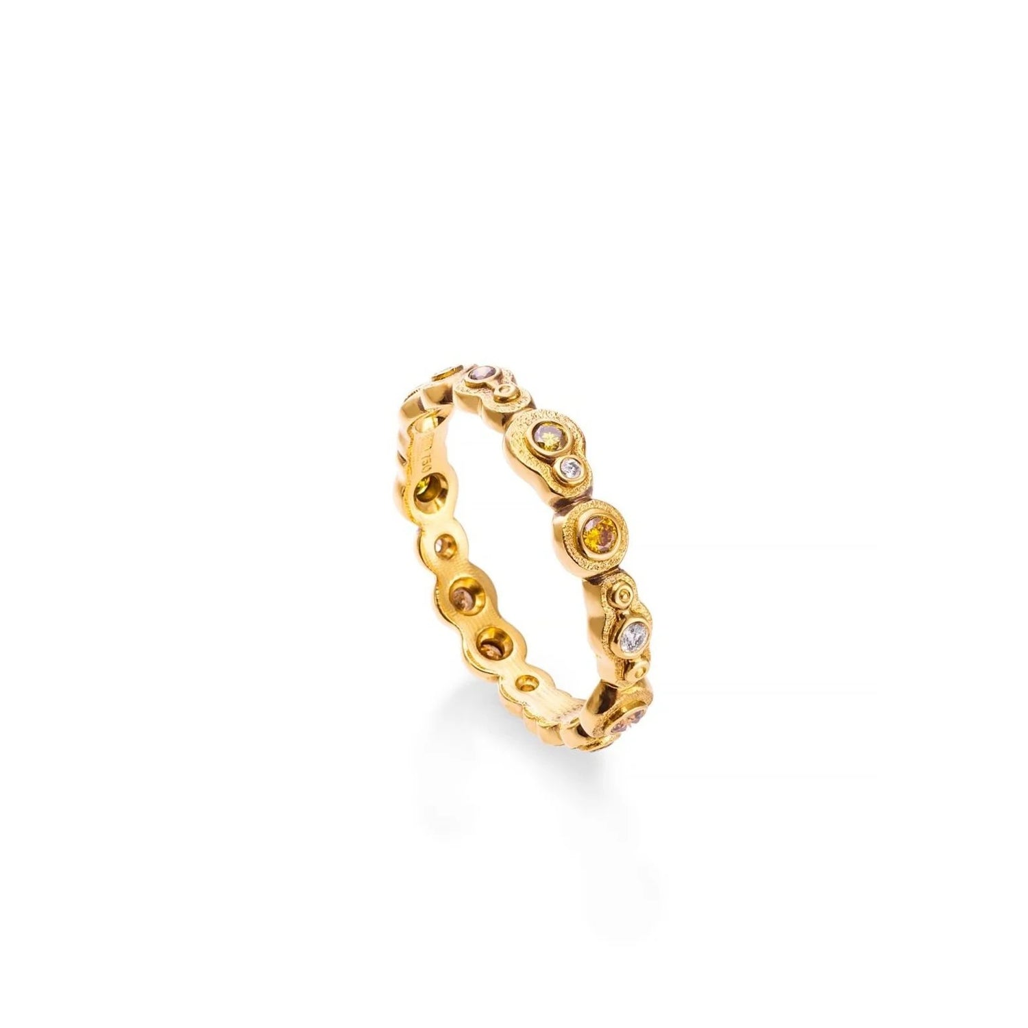 R-170 Natural Colored Diamond Ring