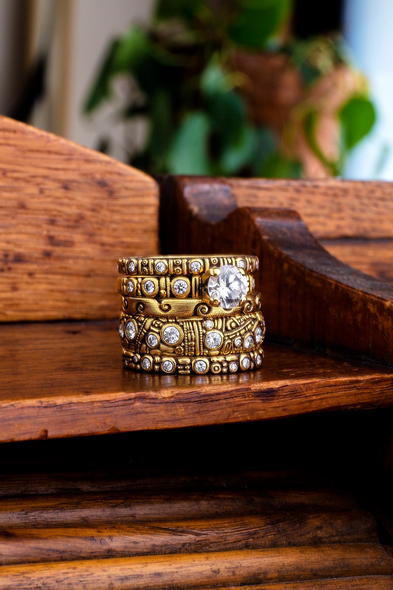Mini 62 Band with Diamonds