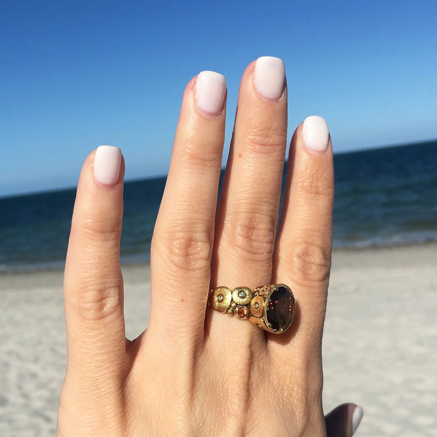 R-115 Orchard ring with Zircon