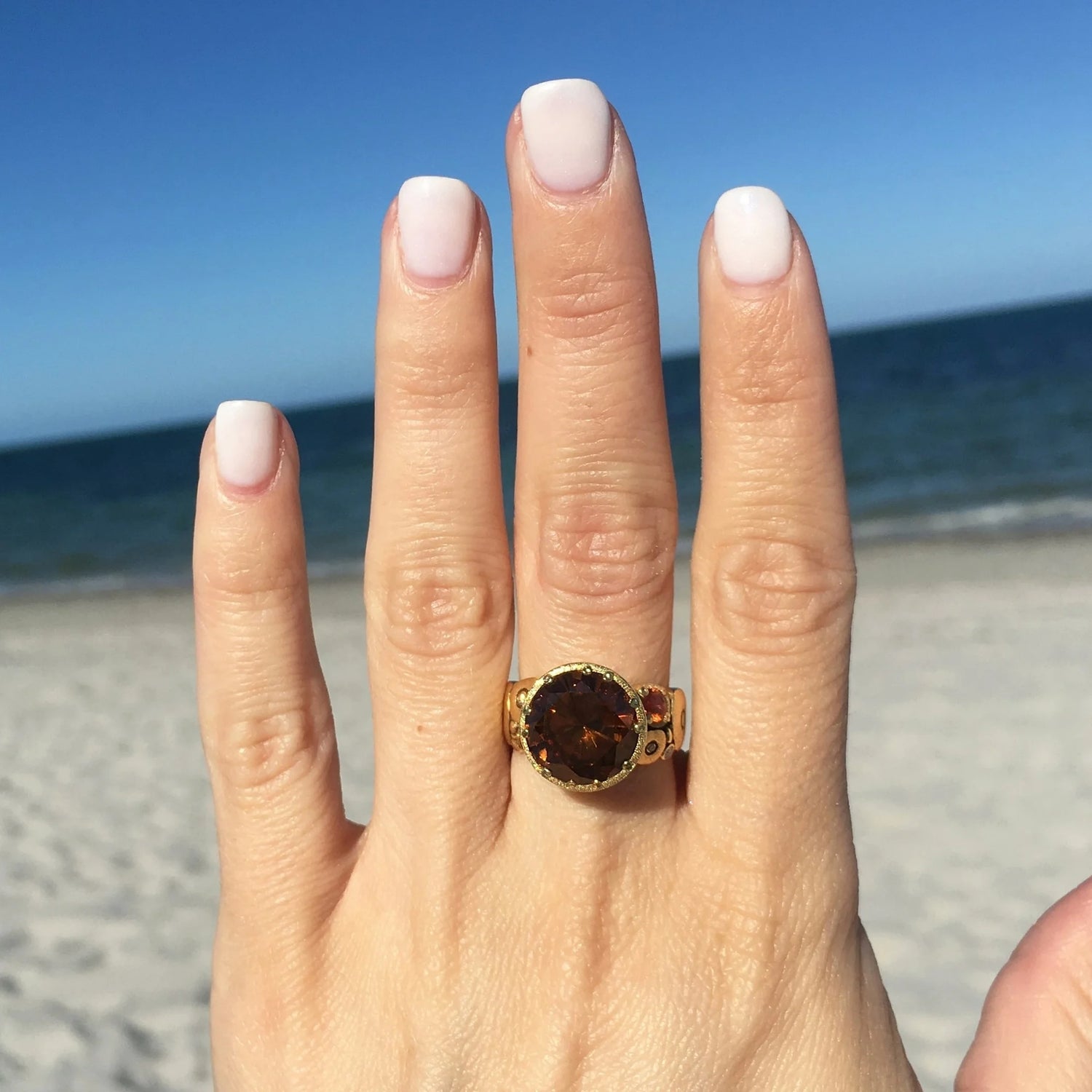 R-115 Orchard ring with Zircon