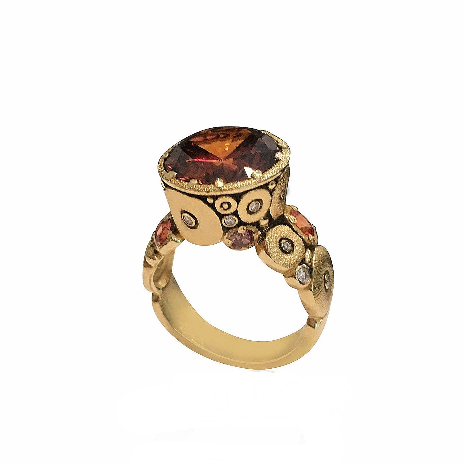 R-115 Orchard ring with Zircon
