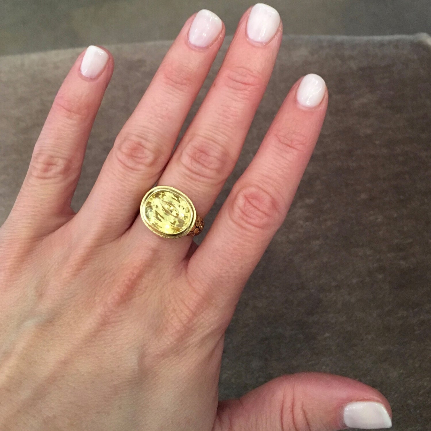 Yellow Sapphire Ring
