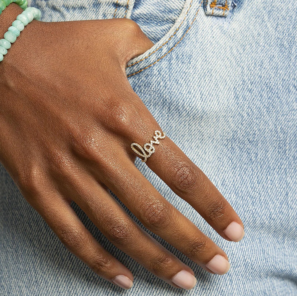 Large Love Ring