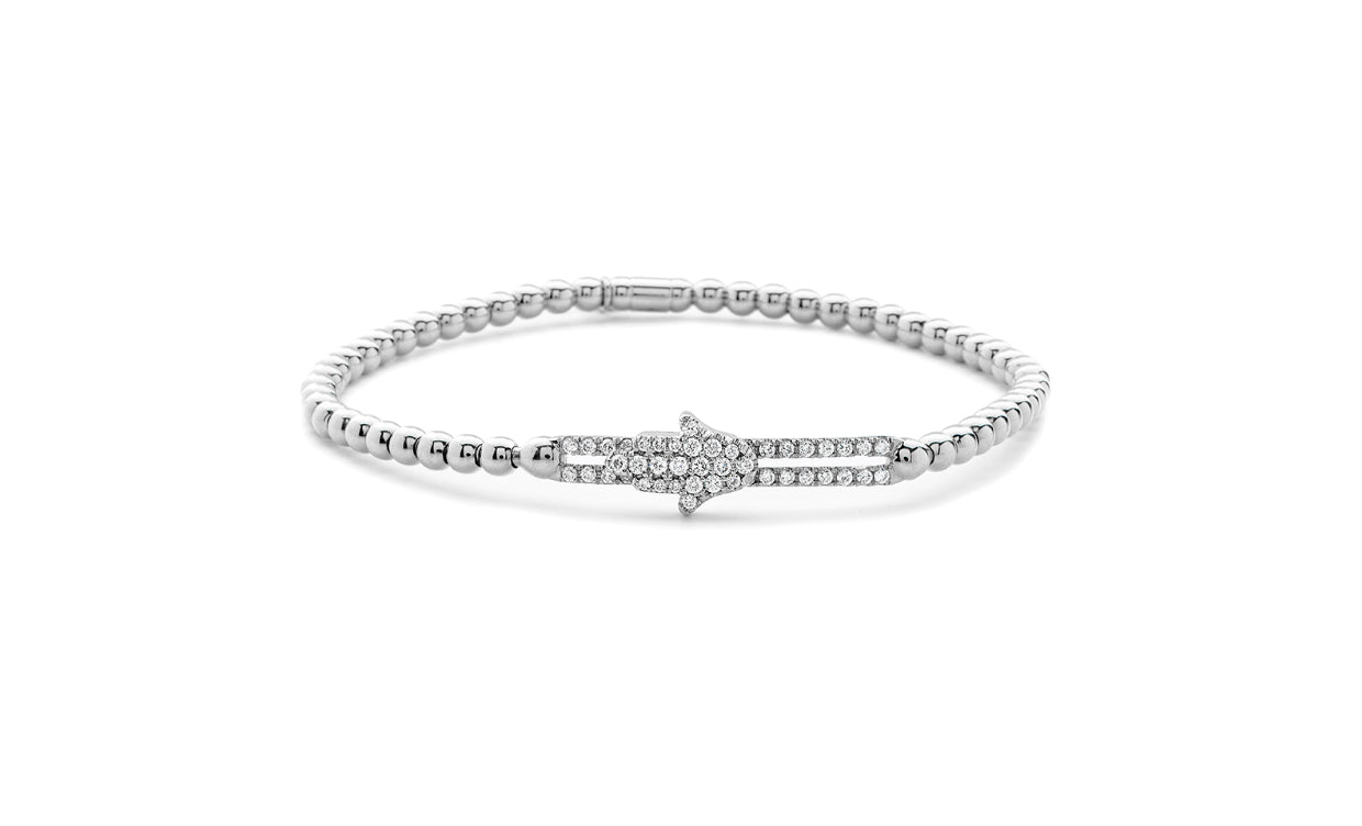 Hamsa Stretch Bracelet