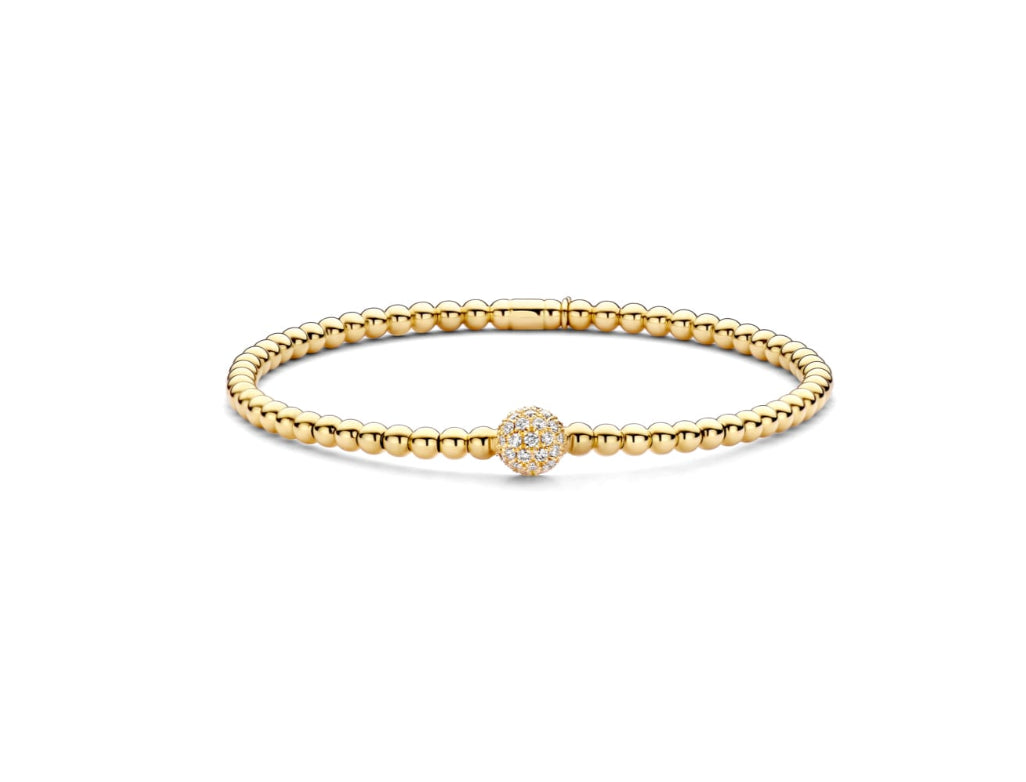 Pave Diamond Ball Bracelet