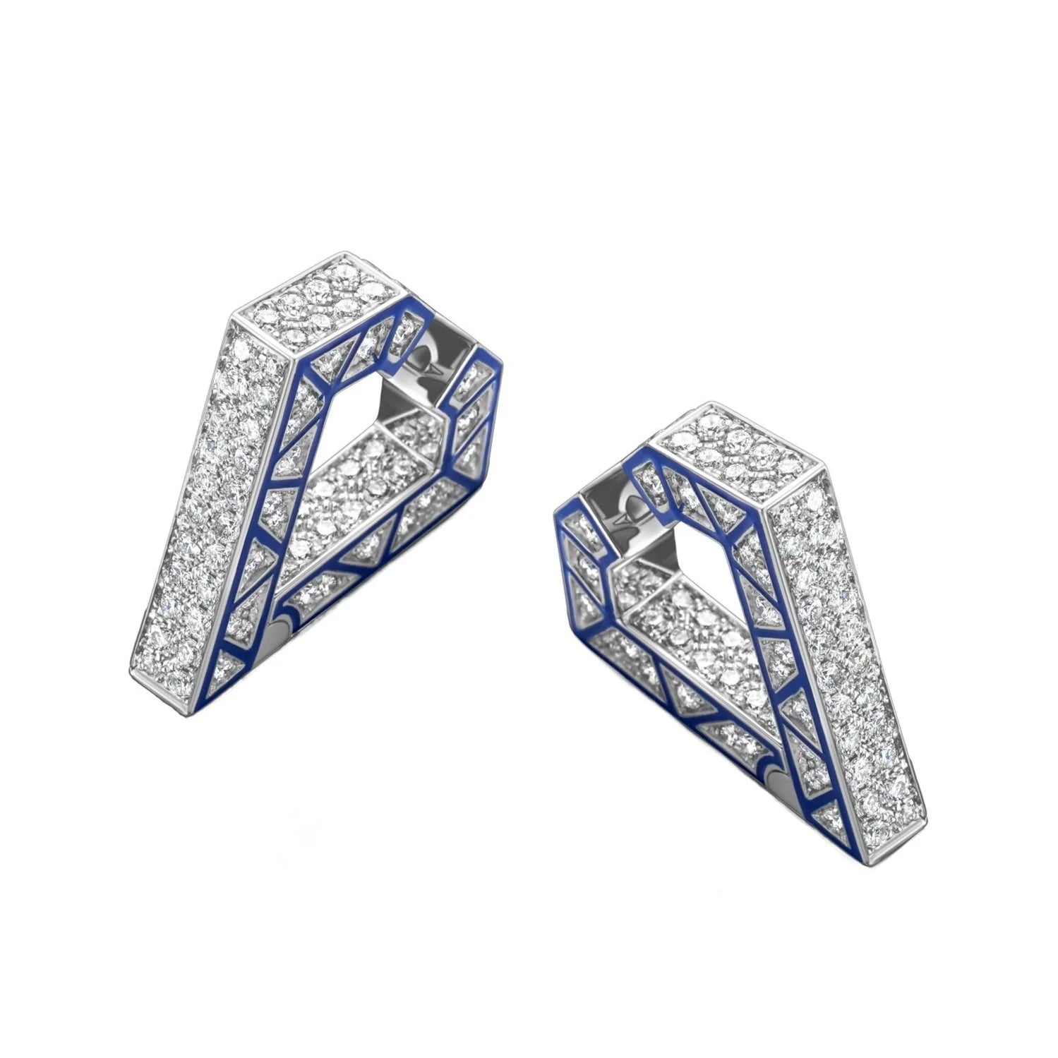 Brute Diamanti Enamel Earrings