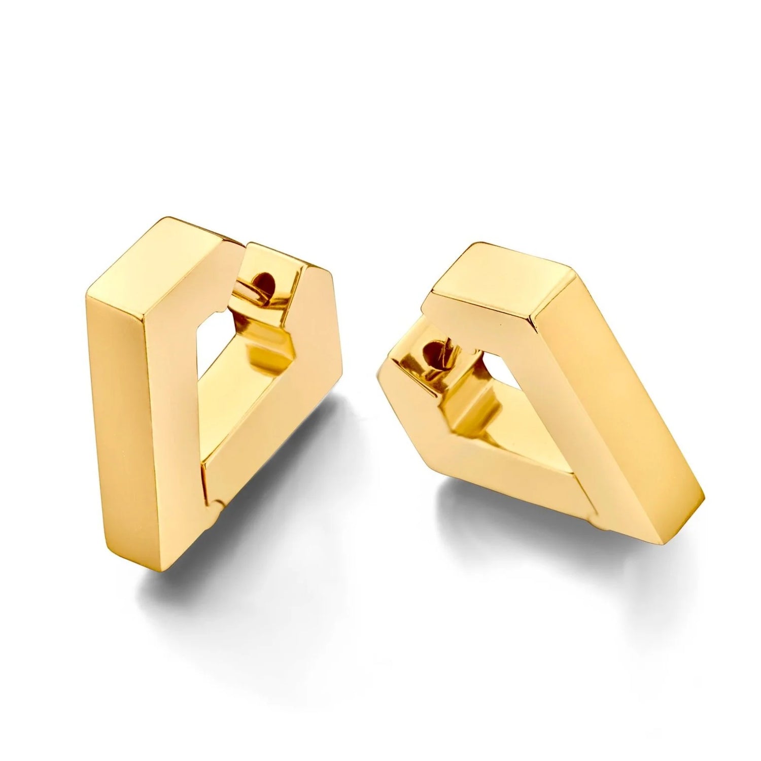 Brute Mini Earrings - yellow gold